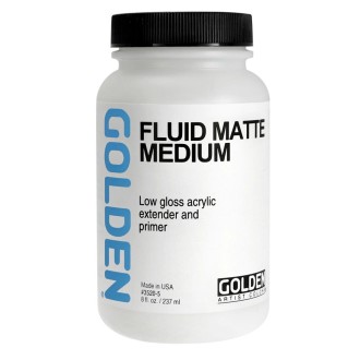 Golden Fluid Matte Medium - matné, 237 ml