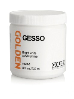 Golden Gesso, akrylový šeps - jasně bílý, 237 ml