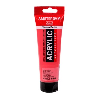 ROYAL TALENS Akrylová barva AMSTERDAM 120 ml, 832 - Metallic Red