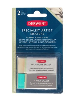 Derwent sada gum Specialist Artist Erasers, 2 ks