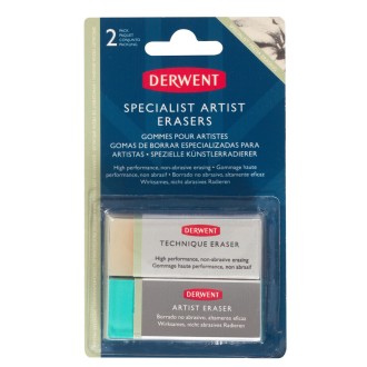 Derwent sada gum Specialist Artist Erasers, 2 ks