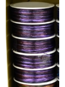 Cívka RAPHIA - lýková stuha úzká, fialová, 10m