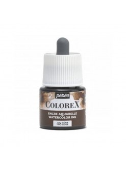 Akvarelový inkoust Pébéo Colorex 45 ml, 48 - Sepia