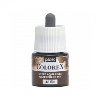 Akvarelový inkoust Pébéo Colorex 45 ml, 48 - Sepia