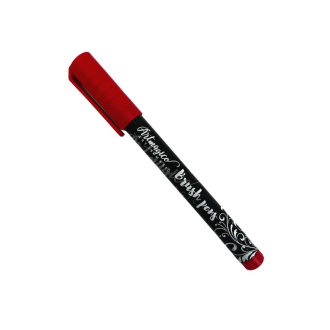 Artmagico akrylový fix se štětečkovým hrotem (brush pen), červená