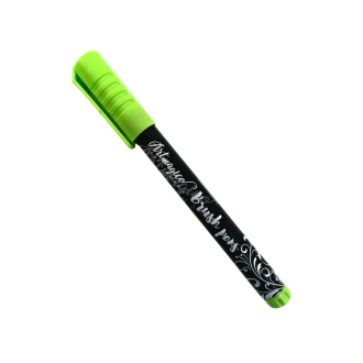 Artmagico akrylový fix se štětečkovým hrotem (brush pen), limetková zelená