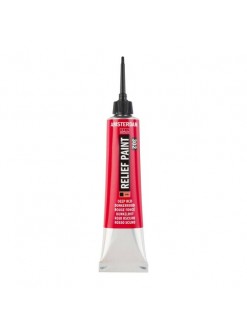 Amsterdam reliefní barva v tubě 20 ml, 302 Deep Red