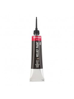 Amsterdam reliefní barva v tubě 20 ml, 700 Black