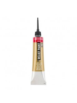 Amsterdam reliefní barva v tubě 20 ml, 802 Light Gold