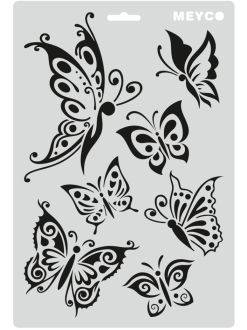 Meyco šablona - Motýli