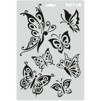 Meyco šablona - Motýli
