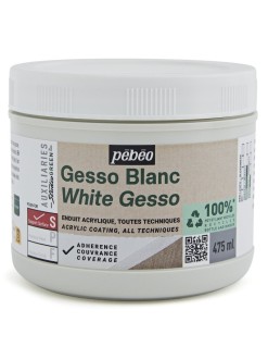 Gesso Origin acrylics - akrylový šeps bílý, 475 ml