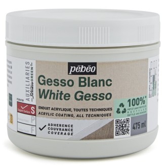 Gesso Origin acrylics - akrylový šeps bílý, 475 ml