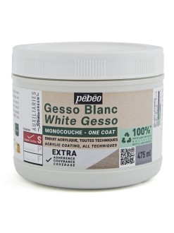 Origin Acrylics One Coat Gesso extra bílé, 225 ml