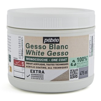 Origin Acrylics One Coat Gesso extra bílé, 945 ml