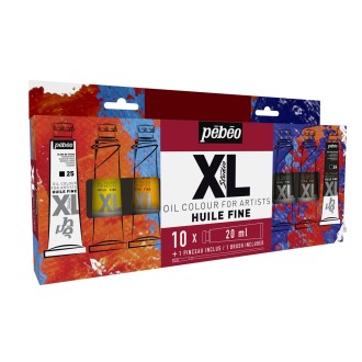 Pébéo Studio XL sada olej 10x20 ml+štětec