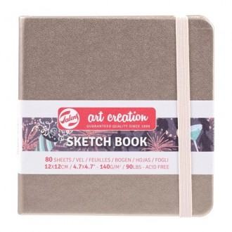 Art Creation skicák Sketch book Champagne, 140g, 12x12 cm