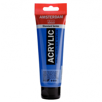 ROYAL TALENS Akrylová barva AMSTERDAM 120 ml, 512 - cobalt blue ultramarin