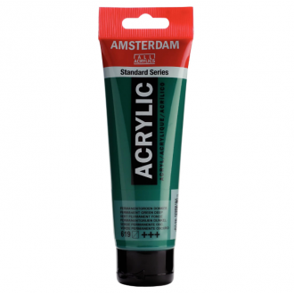 AKCE 3+1 ROYAL TALENS Akrylová barva AMSTERDAM 120 ml, 619 - permanent green deep